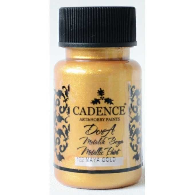 Cadence Dora Metalik Boya 122 Maya Gold 50 Ml