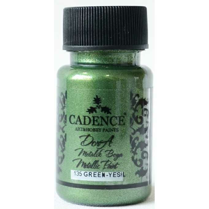 Cadence Dora Metalik Boya 135 Yeşil 50 Ml