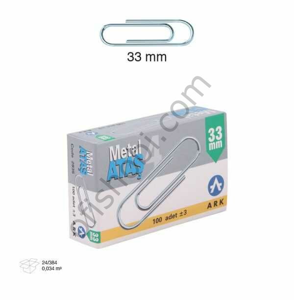 Ark Metal Ataş 33 Mm No 4 100 Adet