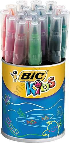 Bic Visaquarelle Fırça Uçlu Keçeli Boya Kalemi 18 Renk