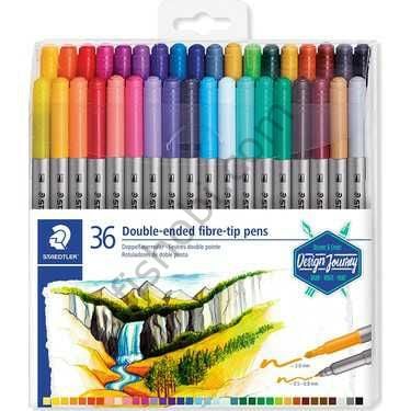Staedtler 3200 Tb36 Çift Uçlu Keçeli Kalem 3.0/0.5-0.8 36 Lı