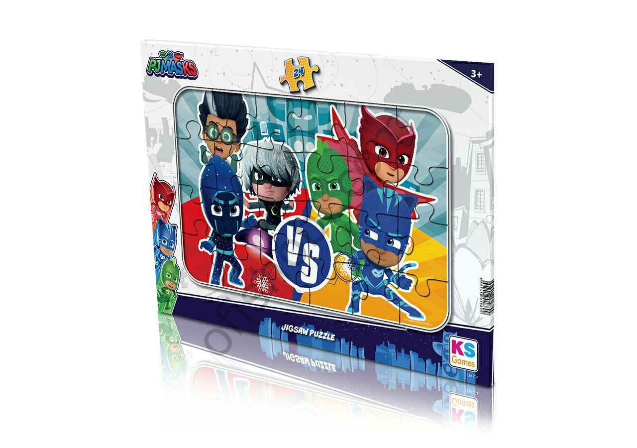Ks Games 24 Parça Frame Puzzle Pj Masks