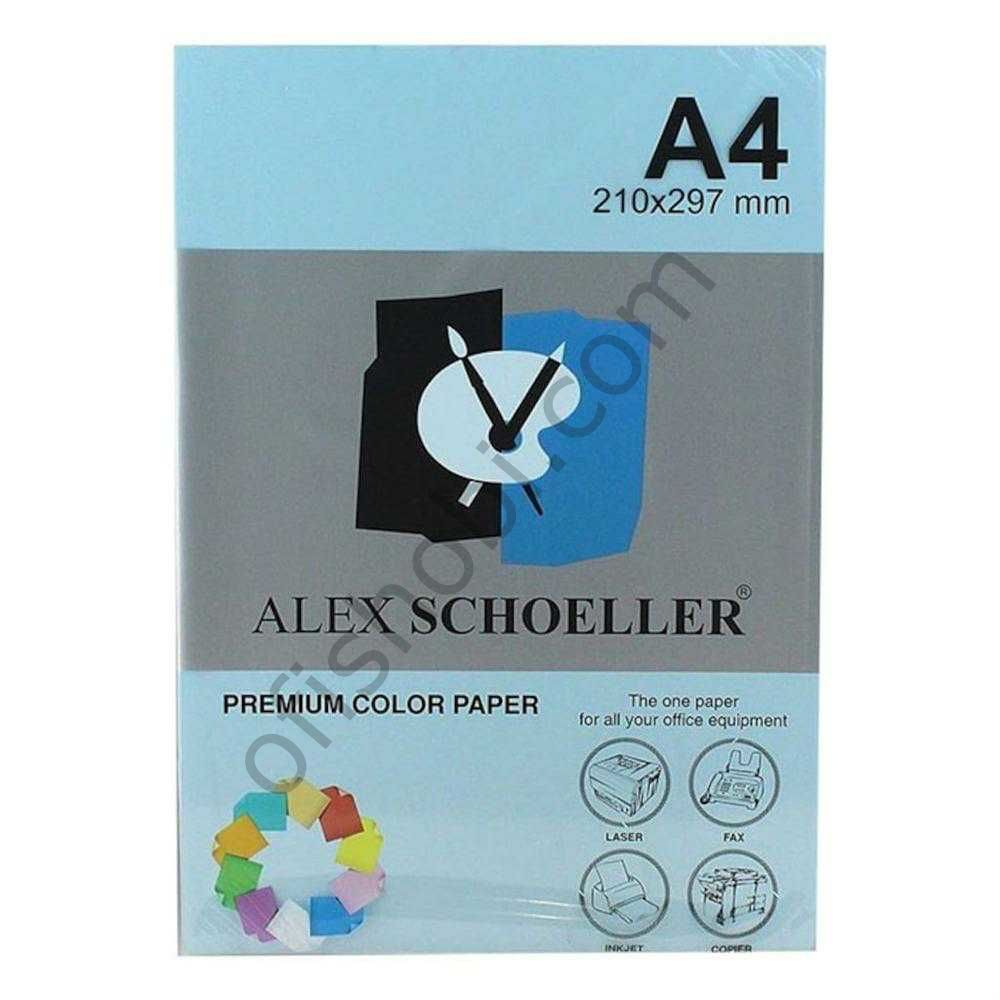Alex Fotokopi Kağıdı A4 500 Lü Mavi Alx-580