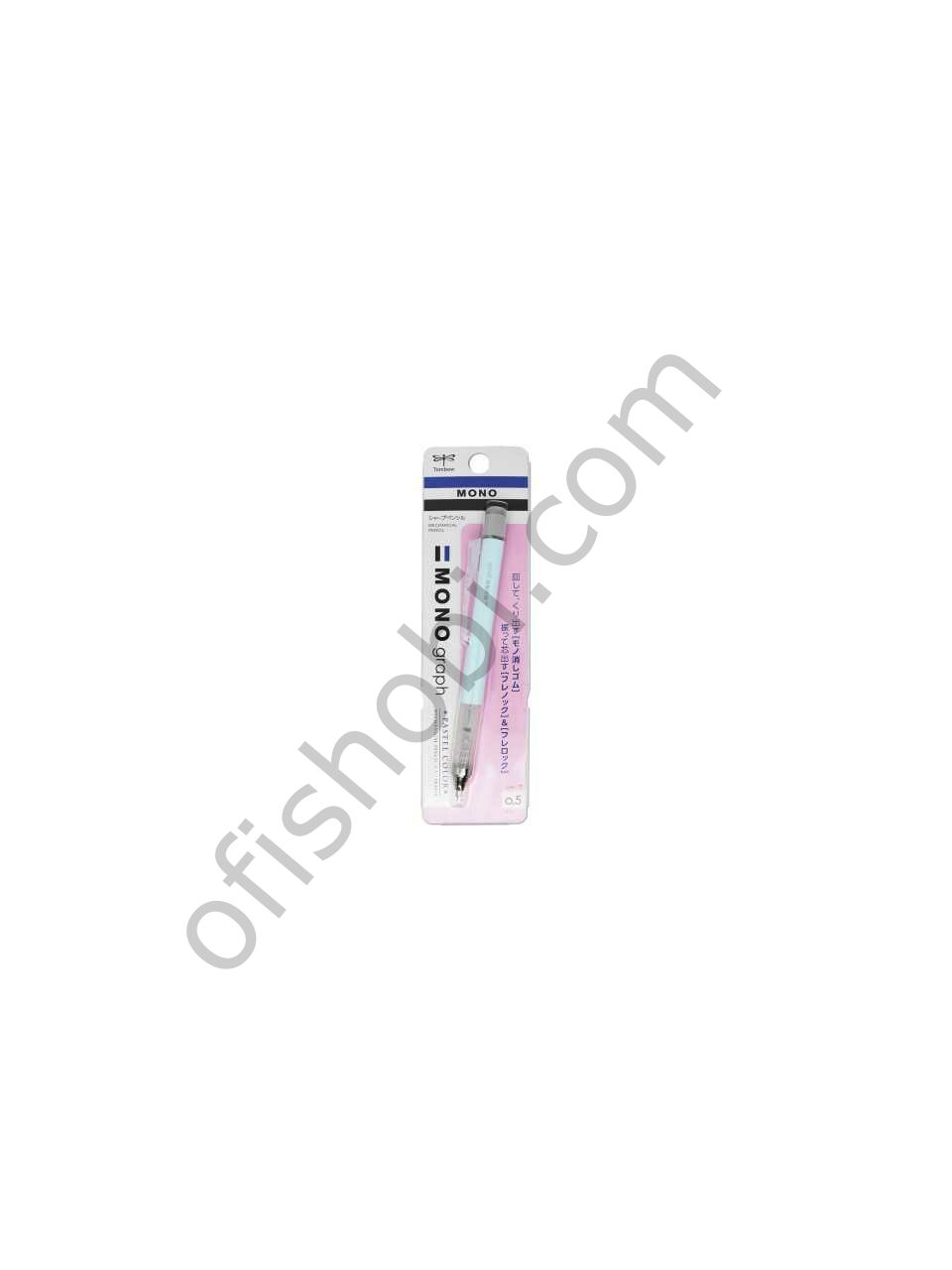 Tombow Mono Graph Pastel Mekanik Kurşun Kalem 0,5 Mm Blisterli 1 Adet Buz Mavi