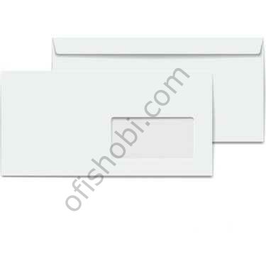 Oyal Diplomat Zarf Pencereli 10x24 Beyaz 90 Gr 500 Lü