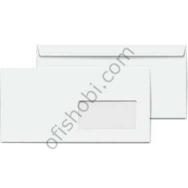 Oyal Diplomat Zarf Pencereli 10x24 Beyaz 110 Gr 25 Li