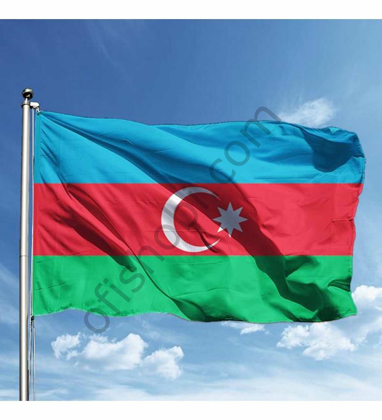 Buket 50x75 Cm Azerbaycan Bayrağı