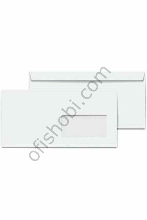 Oyal Diplomat Zarf Pencereli 10x24 Beyaz 110 Gr 10 Lu