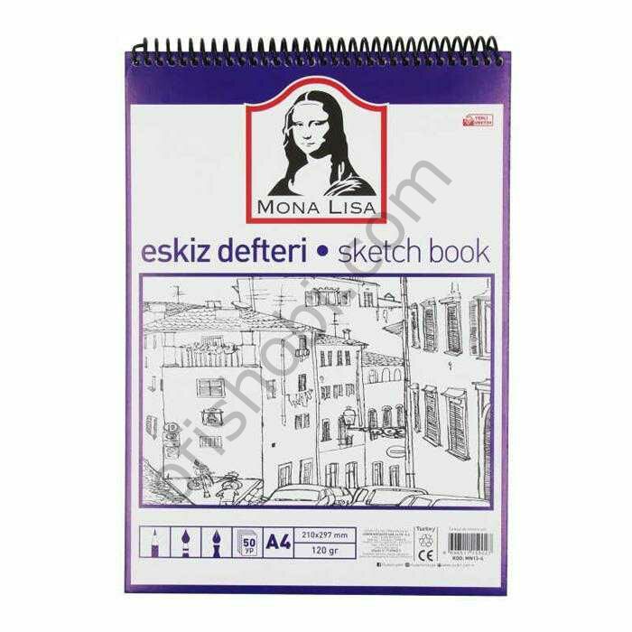 Südor Eskiz Defteri A4 120 Gr 50 Yaprak Telli