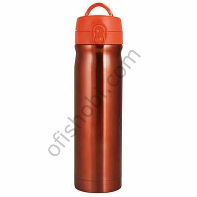 Trendix Çelik İçli Termos 500 Ml Neon Turuncu