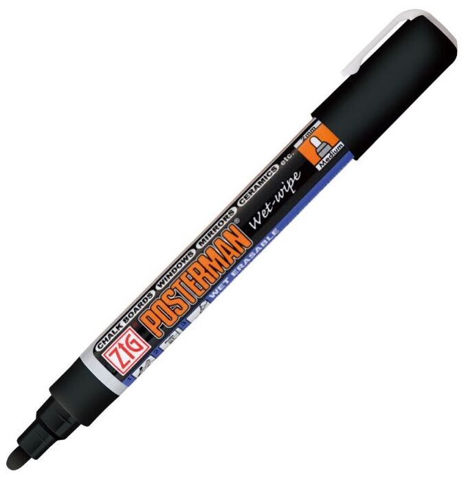 Zig Posterman Wet-Wıpe Pma-330 010 Siyah
