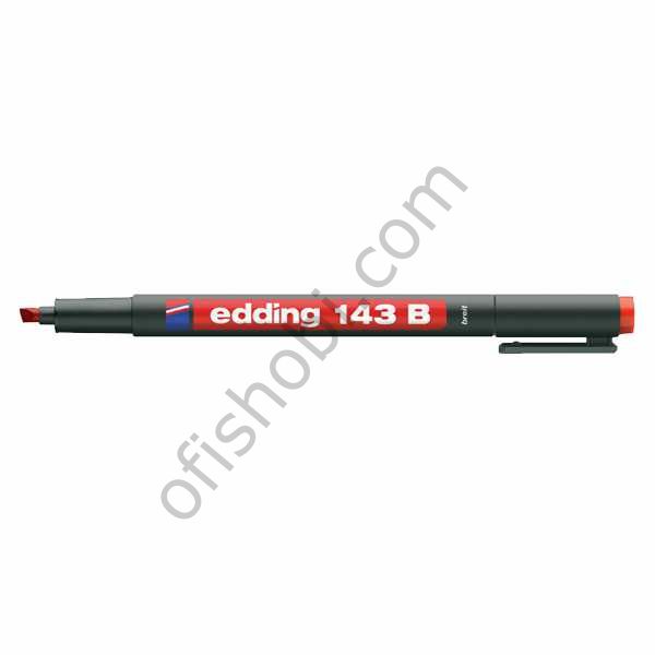 Edding 143B Asetat Kalemi Kırmızı