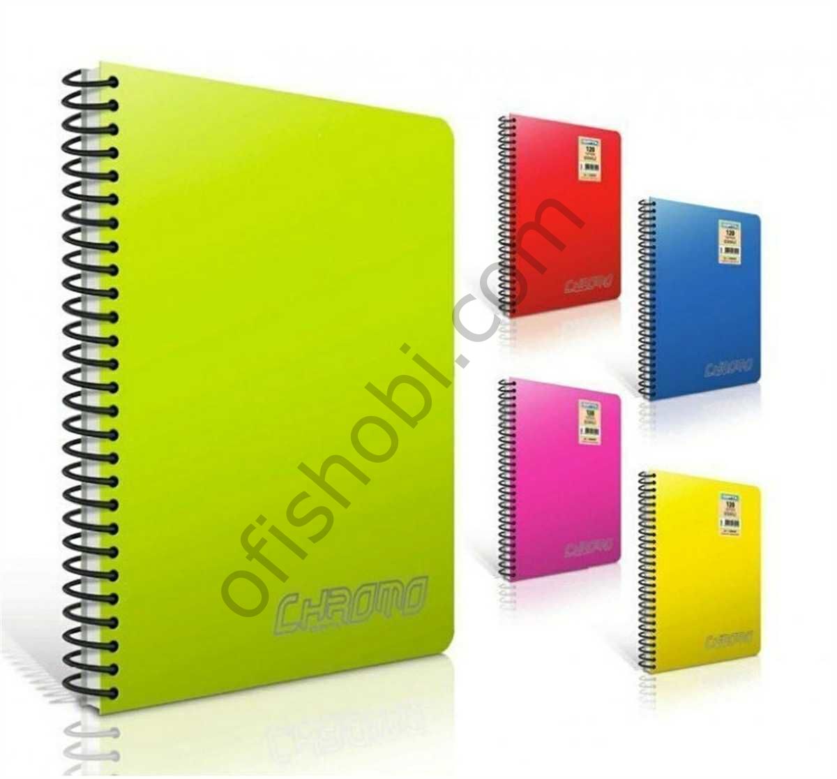 Gıpta Chromo Spiralli Pp Kapak Defter A4 100 Yp Çizgili