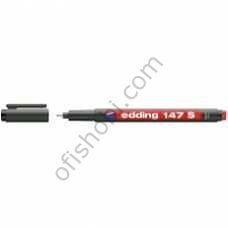 Edding 147S Asetat Kalemi Silgili Kırmızı