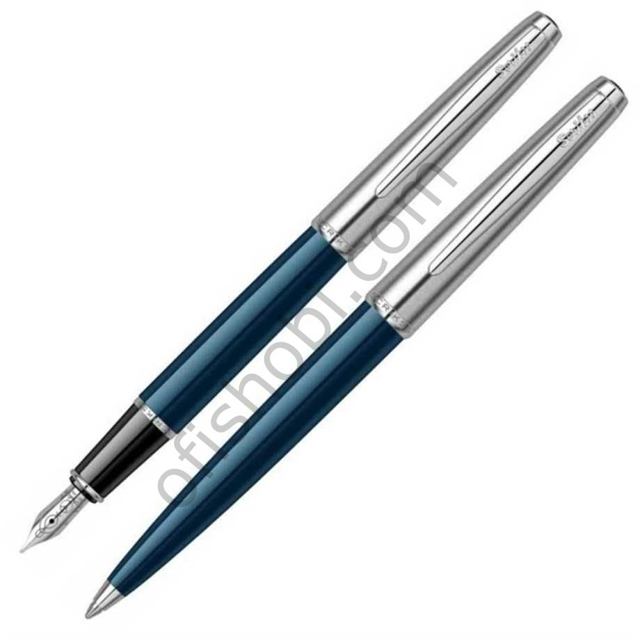 Scrikss 78 Dolmakalem - Tükenmez Kalem 2 Li Set Lacivert