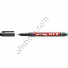 Edding 147S Asetat Kalemi Silgili Yeşil