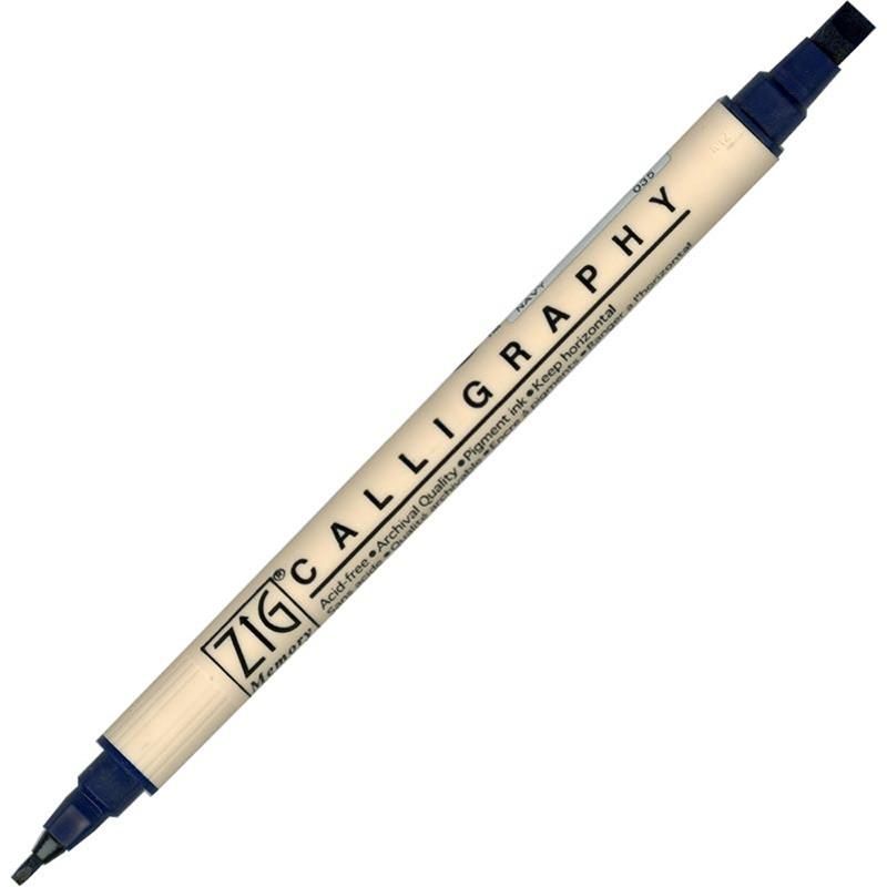 Zig Kaligrafi Kalemi Ms-3400 035 Navy