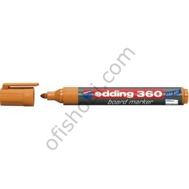 Edding 360 Beyaz Tahta Kalemi Cap Off Turuncu