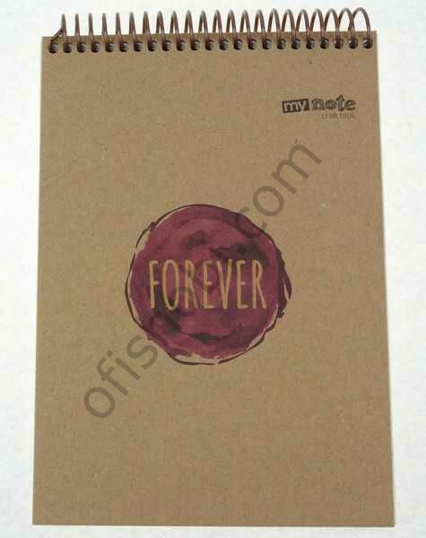 Mynote Kraft Bloknot A5 100 Yaprak Kareli