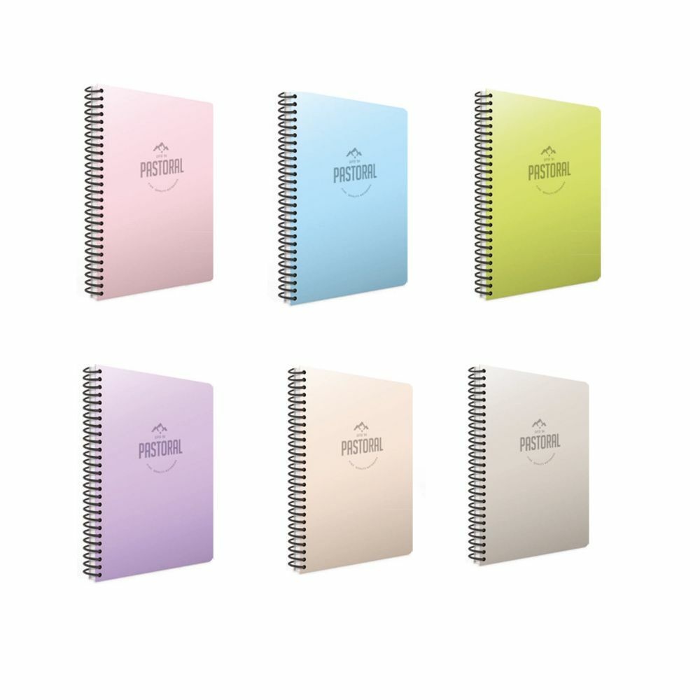 Gıpta Pastoral Spiralli Pp Kapak Defter A4 96 Yp Çizgili
