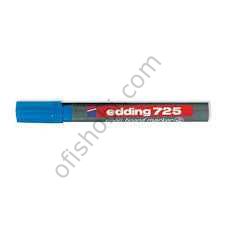 Edding 725 Beyaz Tahta Kalemi Fosforlu Mavi