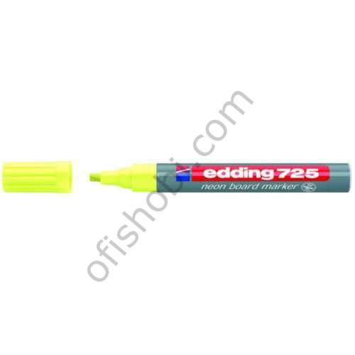 Edding 725 Beyaz Tahta Kalemi Fosforlu Sarı