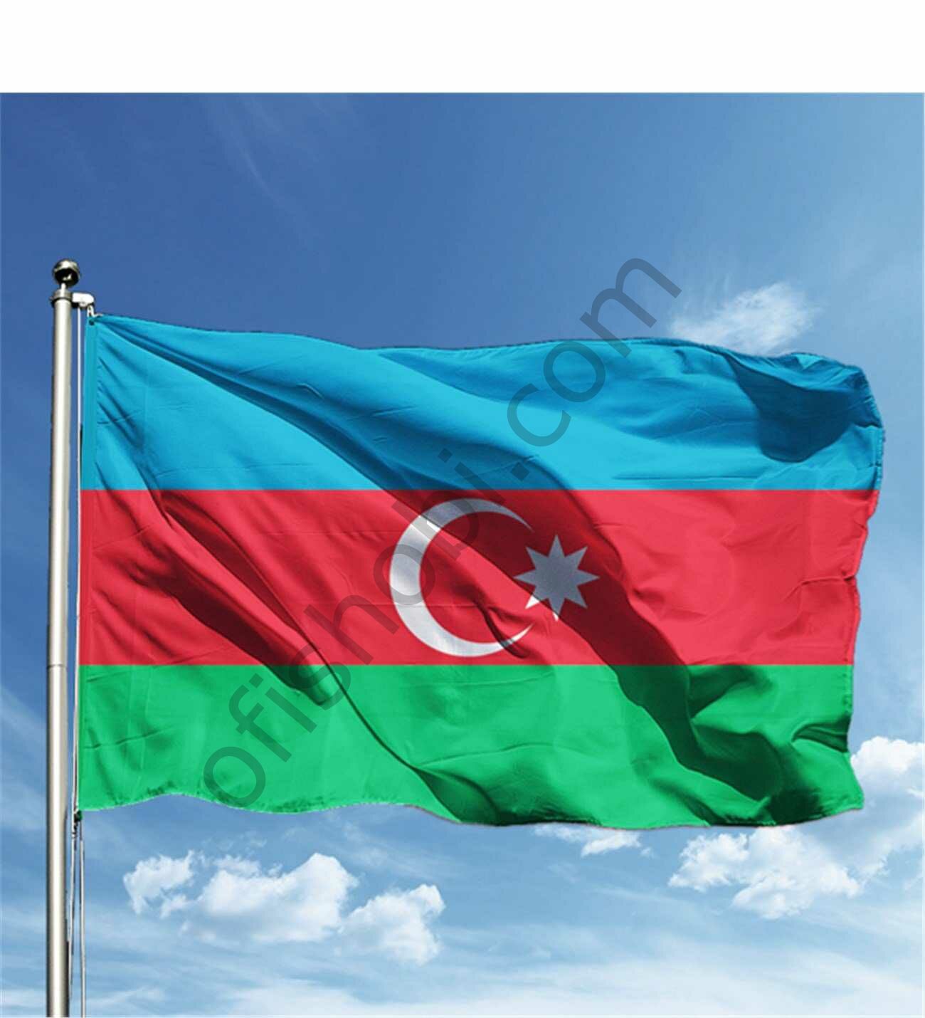 Buket 100x150 Cm Azerbaycan Bayrağı