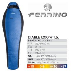 Ferrino Diable 1200 WTS -37°C Uyku Tulumu