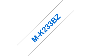 M-K233 12mm Beyaz üzerine Mavi Etiket (M-Tape)