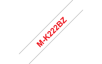 M-K222 9mm Beyaz üzerine Mavi Etiket (M-Tape)