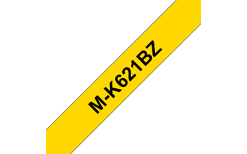 M-K621 9mm Sarı üzerine Siyah Etiket (M-Tape)