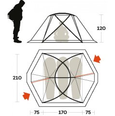 Ferrino Svalbard 3 Kişilik - 4 mevsim Çadır