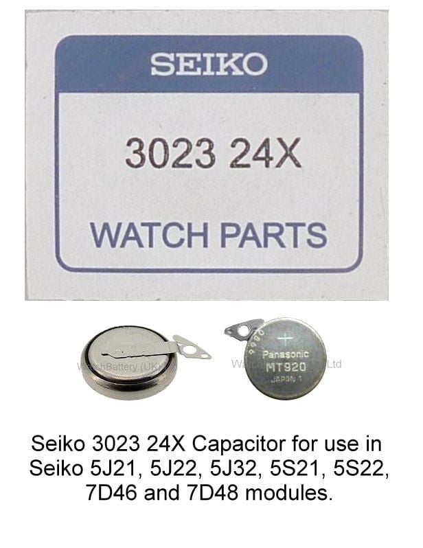 Seiko 3023 24X Şarjlı Saat Pili