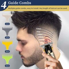 VOTMONI Erkekler için Profesyonel T Bıçaklı Saç Kesme Makineleri - Altın