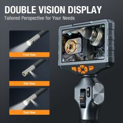 Teslong Çift Lensli 5 Inc IPS Otomotiv Muayene Kamerası - 1.5m Kablo