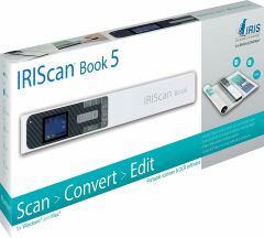 IRIScan Book 5 - Taşınabilir Fotoğraf Tarayıcı, Belge Tarayıcı 1200DPI