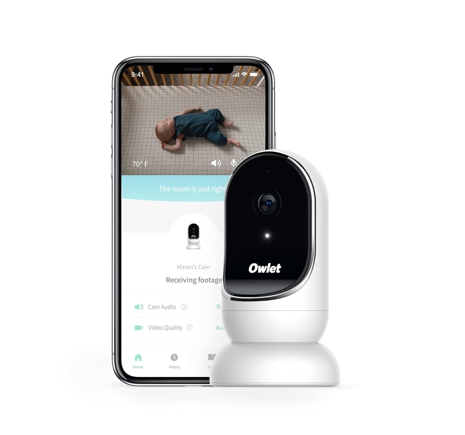 Owlet Cam Akıllı Bebek Monitörü - Kameralı HD Video Monitörü