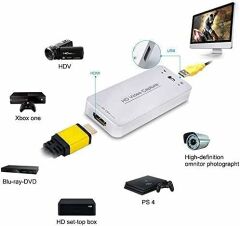 DIGITNOW USB Yakalama HDMI Ekran Kartı, Canlı Yayın Yayını ve Kayıt