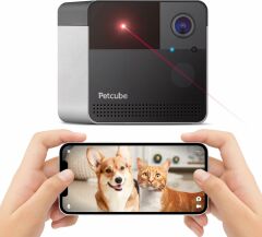Petcube Play 2 Wi-Fi Evcil Hayvan Kamerası, Lazer Oyuncaklı - Kedi ve Köpek için