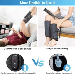 CINCOM Şarj Edilebilir Bacak Masaj Aleti - Dolaşım İçin