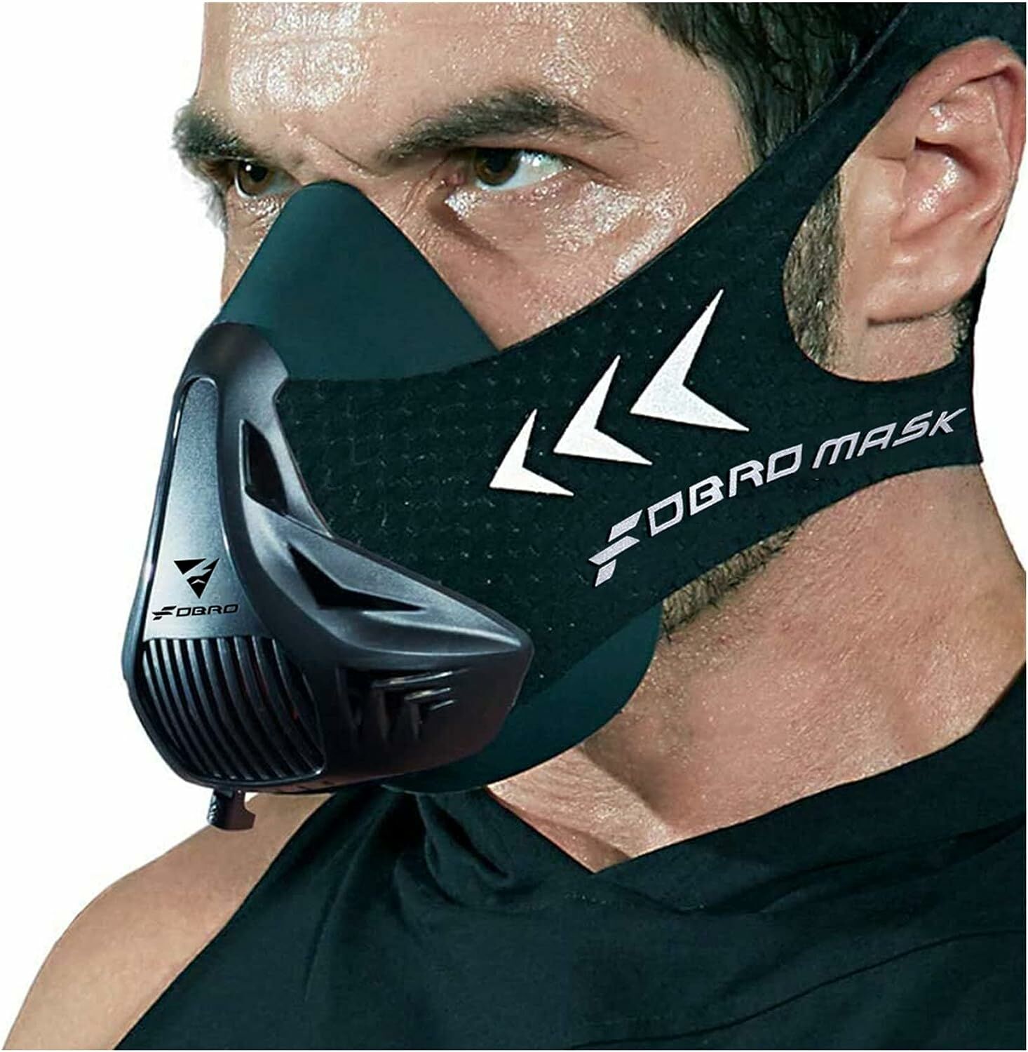 FDBRO Spor Maskeleri, Fitness Koşu Eğitimi İçin - Siyah