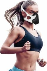 Aduro Sport Yüksek İrtifa Eğitim Maskesi - Koşu Nefes Egzersizi - Beyaz