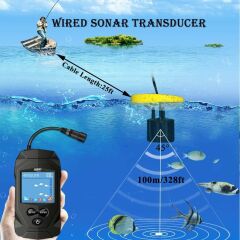 LUCKY Taşınabilir Kayık Balık Bulucu - Kablolu Dönüştürücü