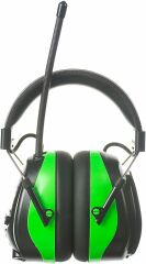 PROTEAR Bluetooth AM FM Radyo Kulaklıklar, 25dB Kulak Koruma - Yeşil
