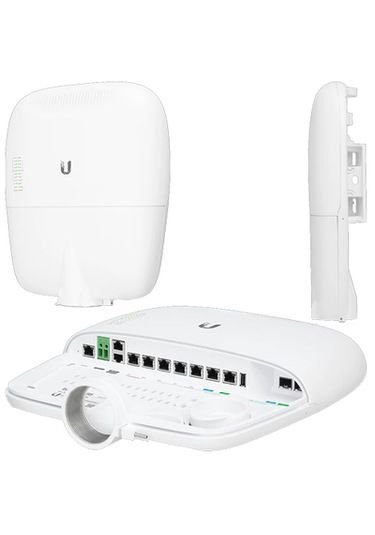 Ubiquiti UBNT EP-R8 8 Port 10/100/1000 600 MHz 2xSFP POE Outdoor Router