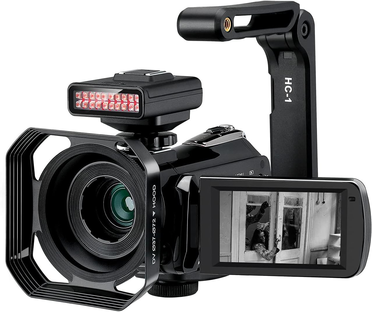ORDRO UHD Gece Görüşlü Video Kamera - Vlog Hayalet Avcılık Kamerası 4K