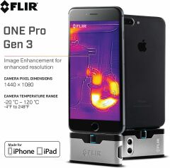 FLIR ONE Gen 3 - iOS - Termal Kamera MSX Görüntü İyileştirme Teknolojisi