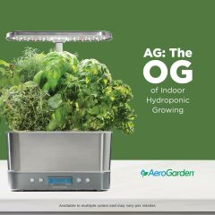 AeroGarden Harvest Elite Kapalı Bahçe Topraksız Sistemi - Paslanmaz Çelik
