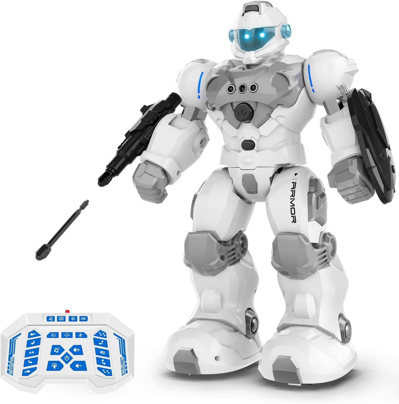 STEMTRON Programlanabilir Uzaktan Kumandalı Robot - Beyaz