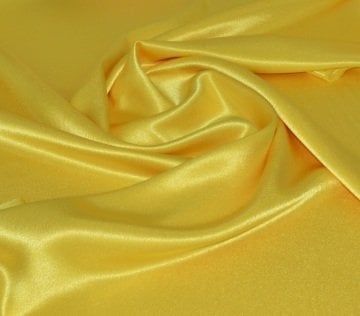 Sarı Şanel Saten Kumaş